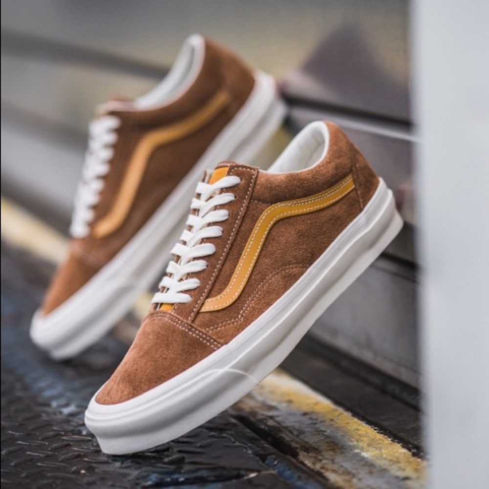 Vans OG Old Skool LX Dachshund & Buckthorn Brown